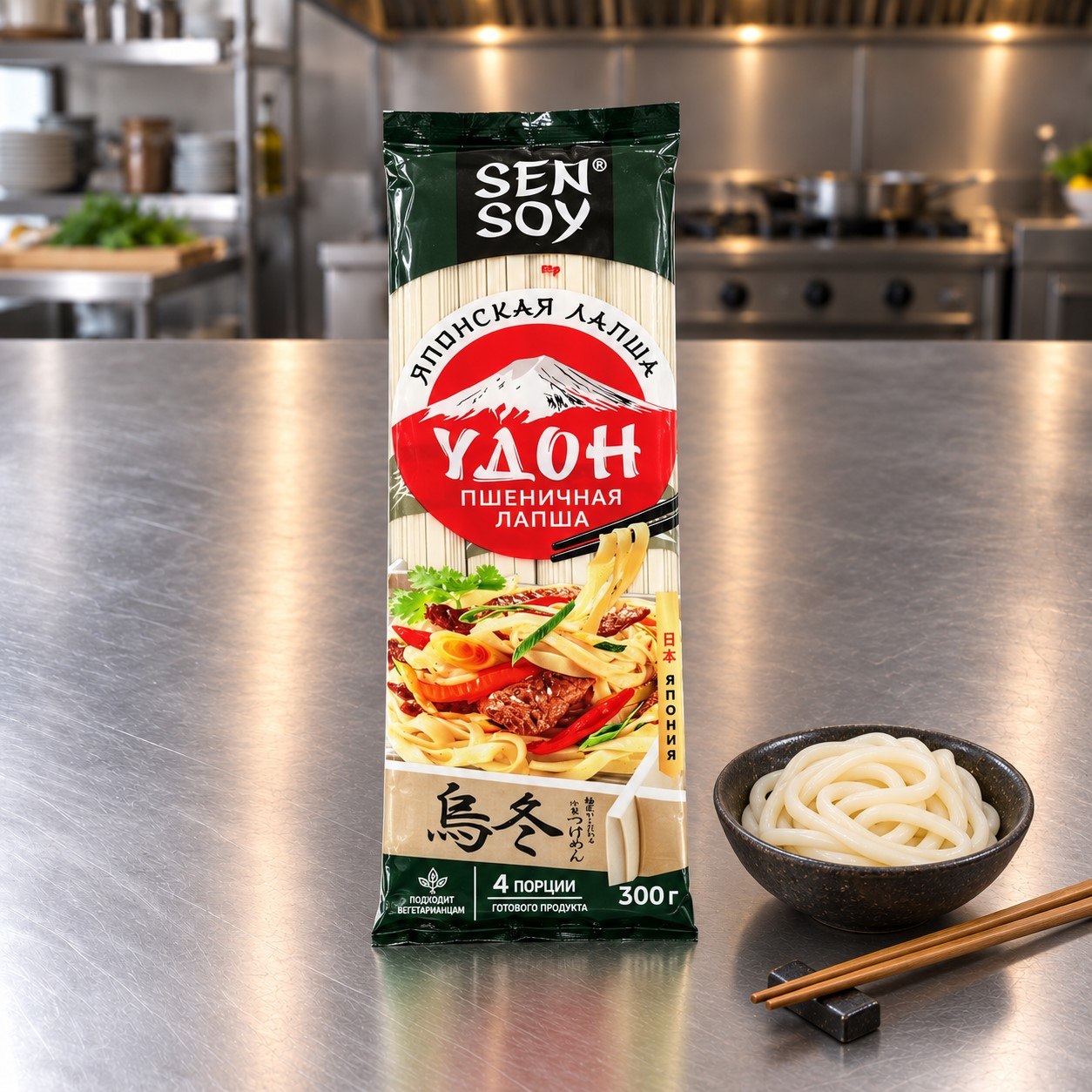Лапша пшеничная UDON Сэнсой Премиум