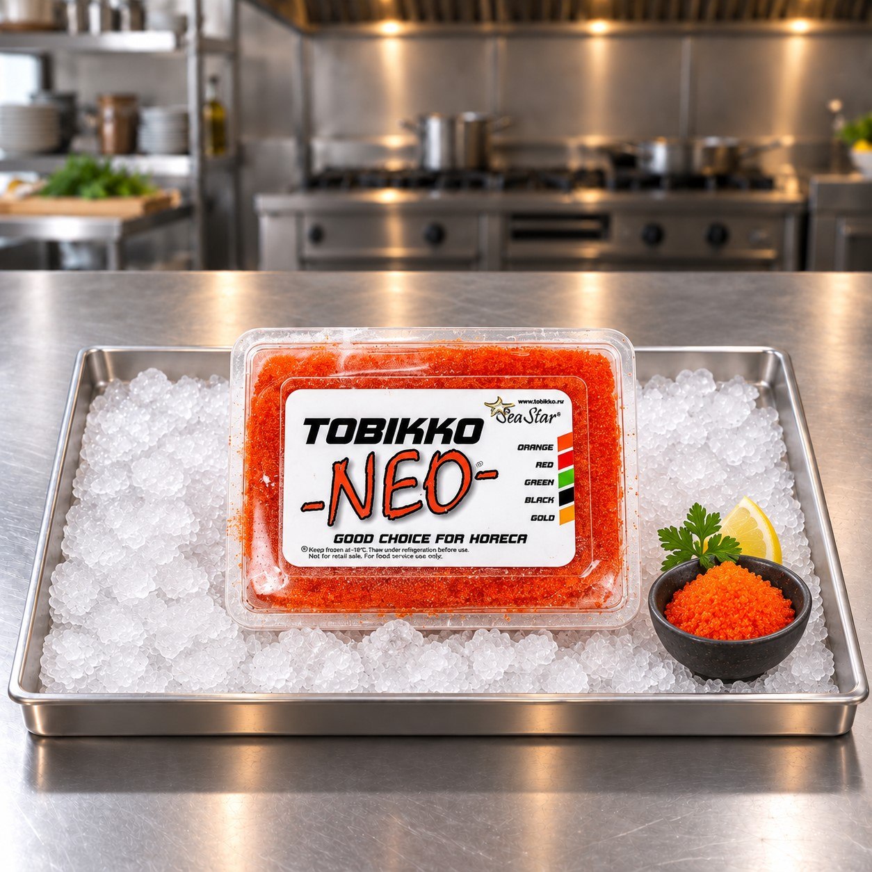 Икра Тобико Нео оранжевая