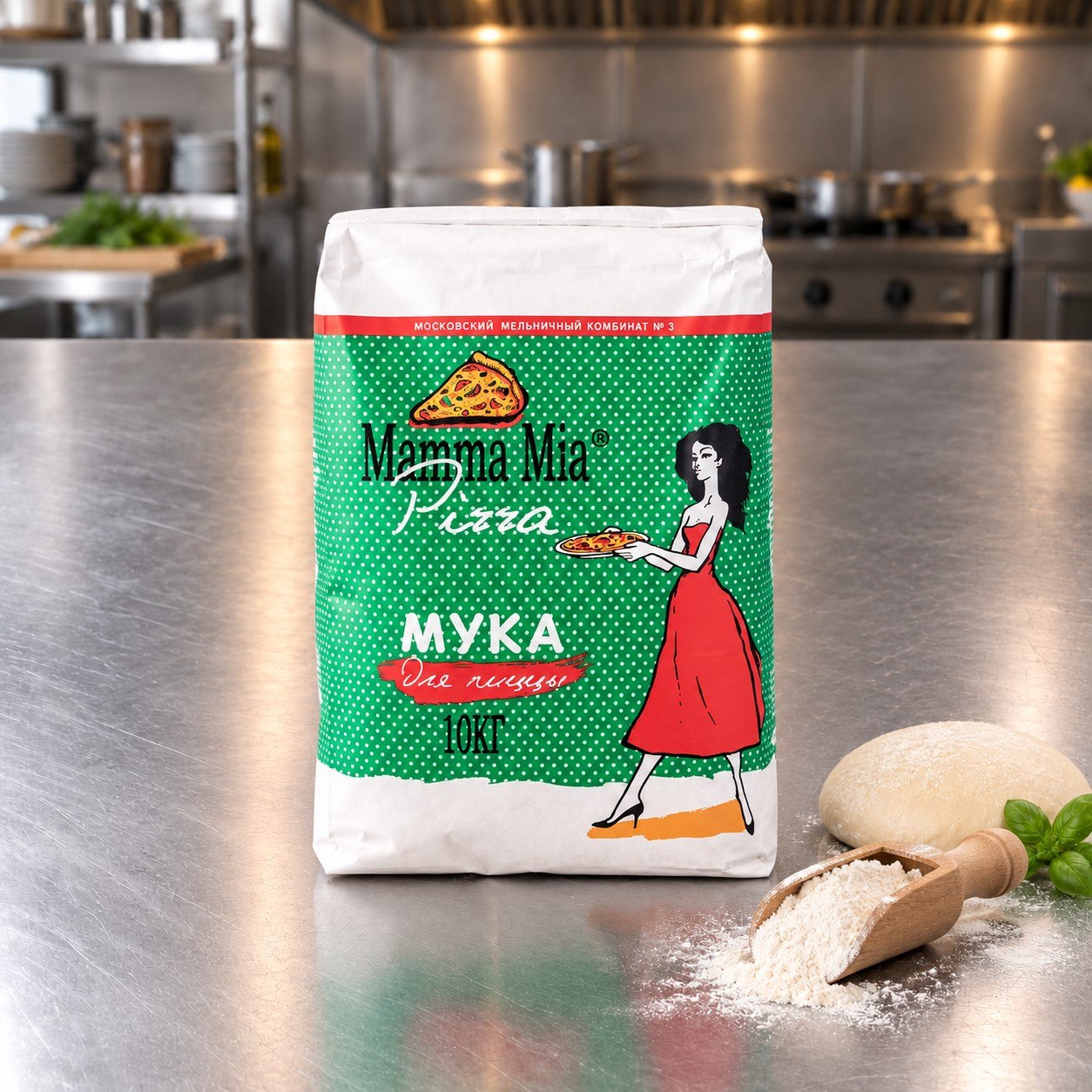 Мука хлебопекарная в/с "Mamma Mia Pizza"