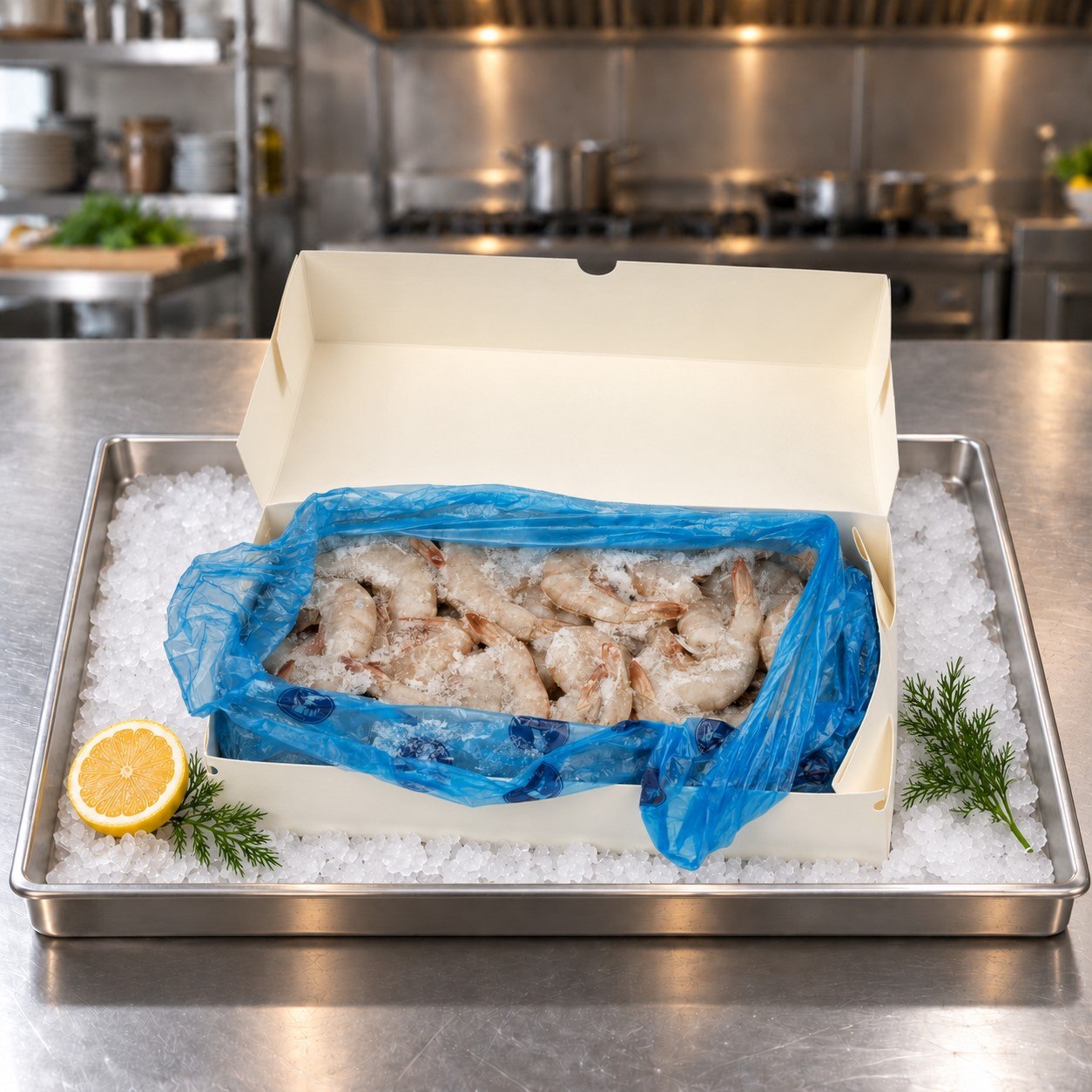 Креветка 16/20 блок лед 1,8кг 80шт