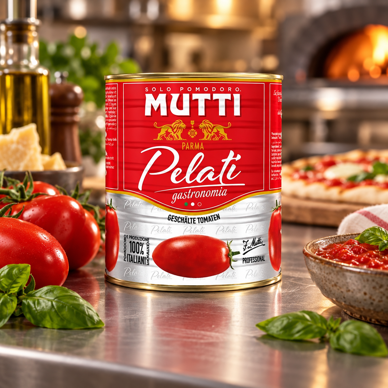 Томаты очищенные целые в томатном соке Gastronomia "Мутти ж/б